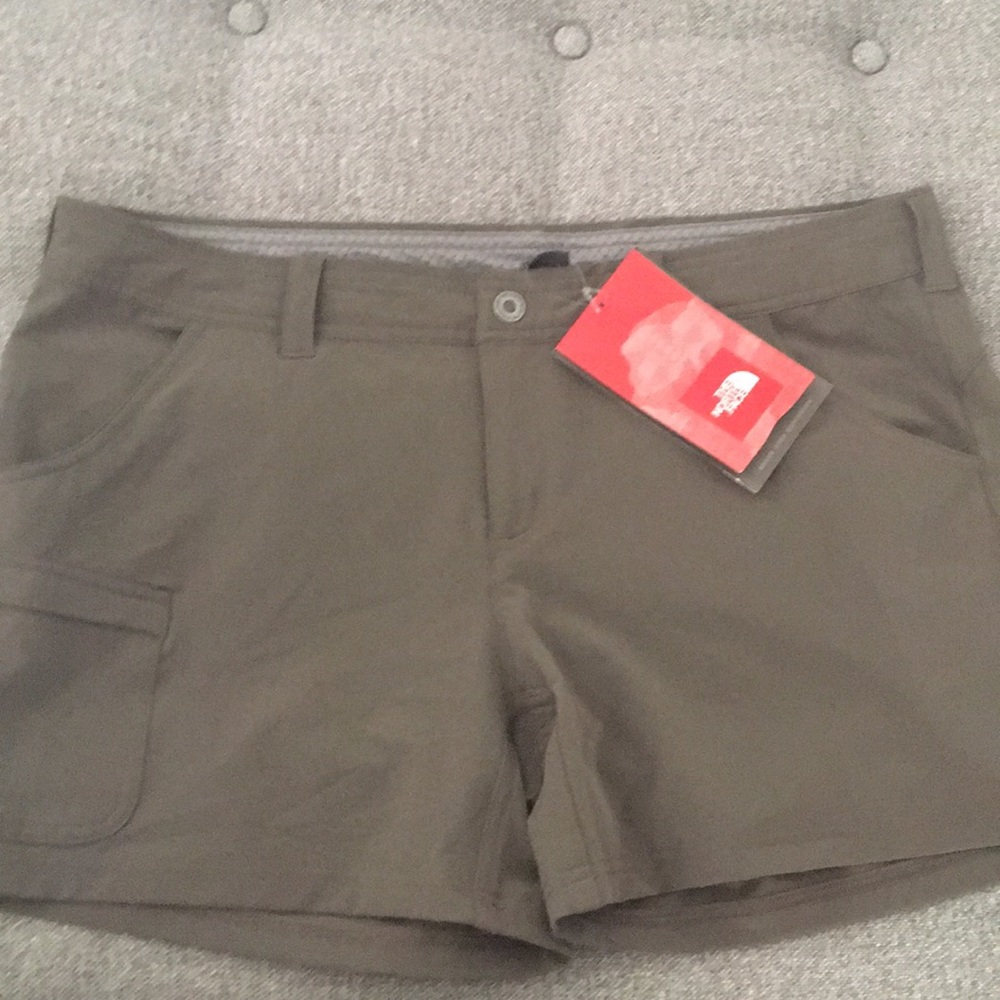 The North Face green shorts